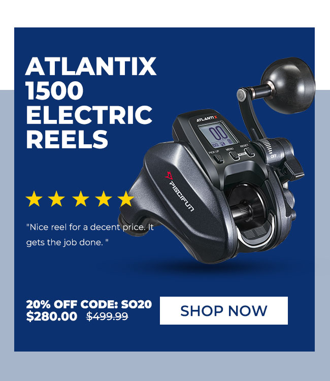 AtlantiX 1500 Electric Reels for Inshore Fishing Reel